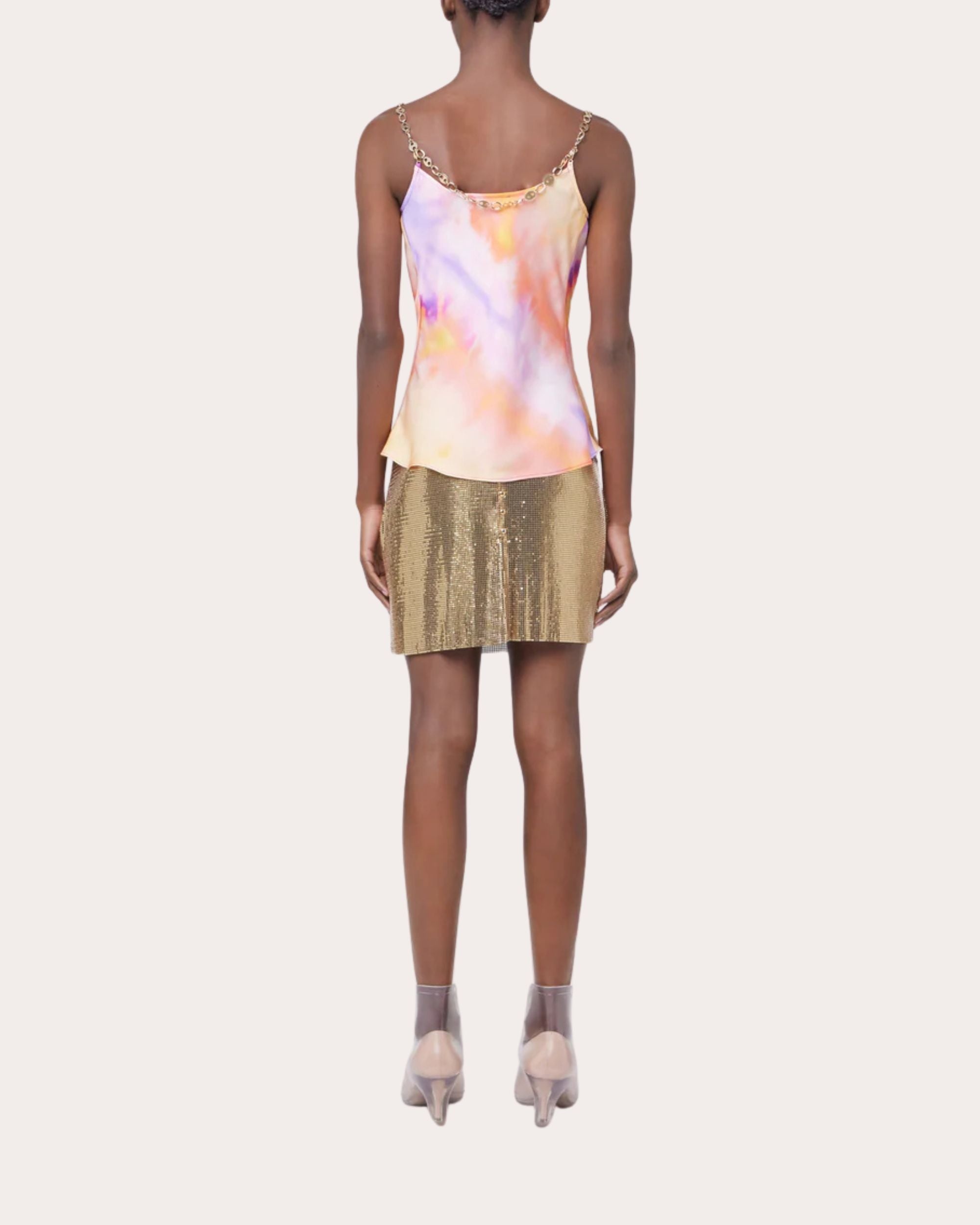 Chainmail Mesh Mini Skirt - 3