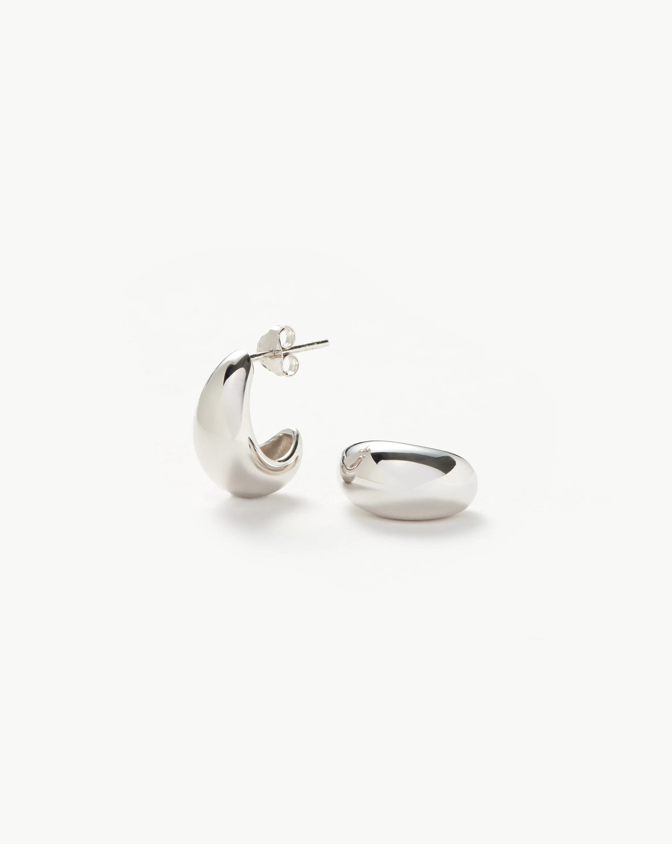 Savi Dome Mini Hoop Earrings - 1