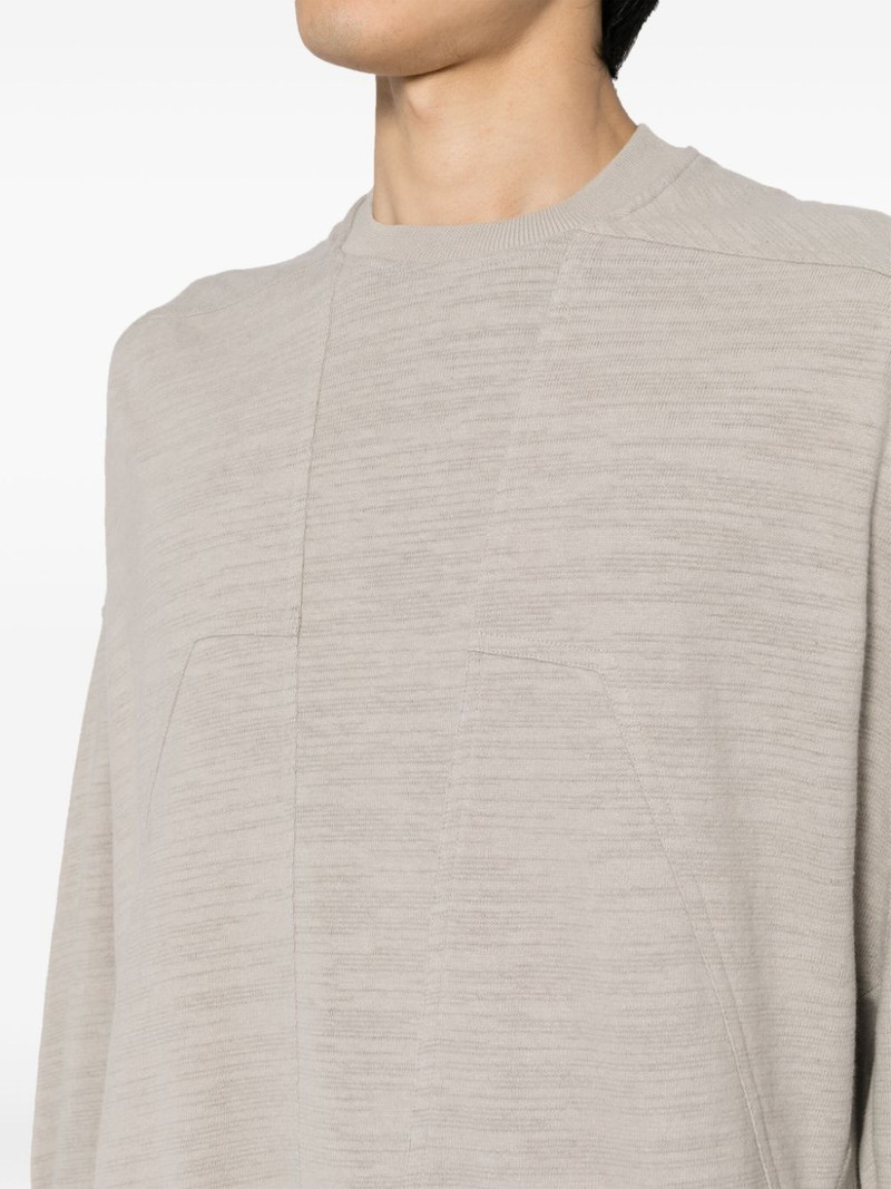 slub panelled sweatshirt 5