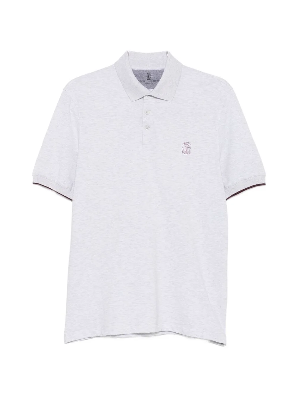 Logo cotton polo shirt - 1