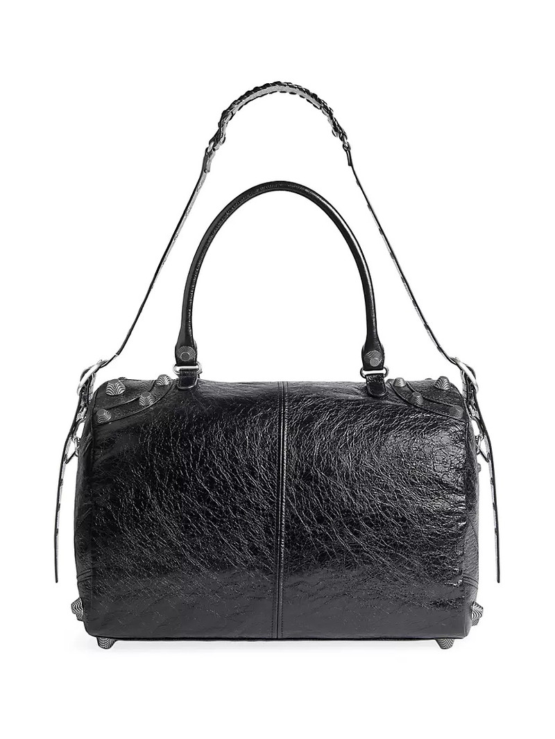 Le Cagole leather duffel bag 6