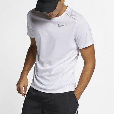 Nike Nike DRI-FIT MILER Running Quick Dry Short Sleeve White AJ7566-100 outlook