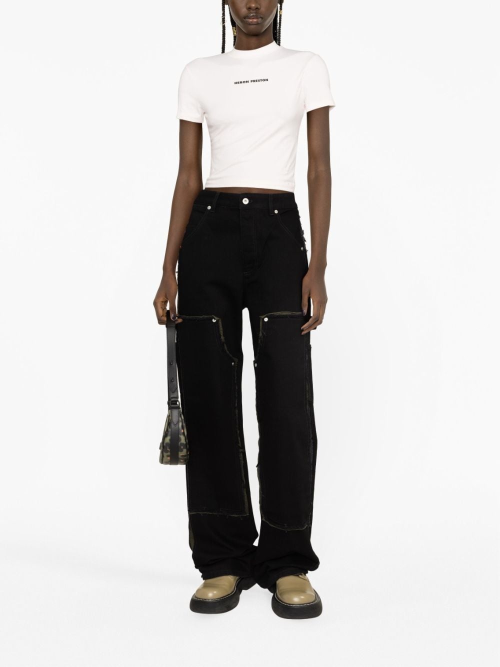 Rebuilt wide-leg carpenter jeans - 2