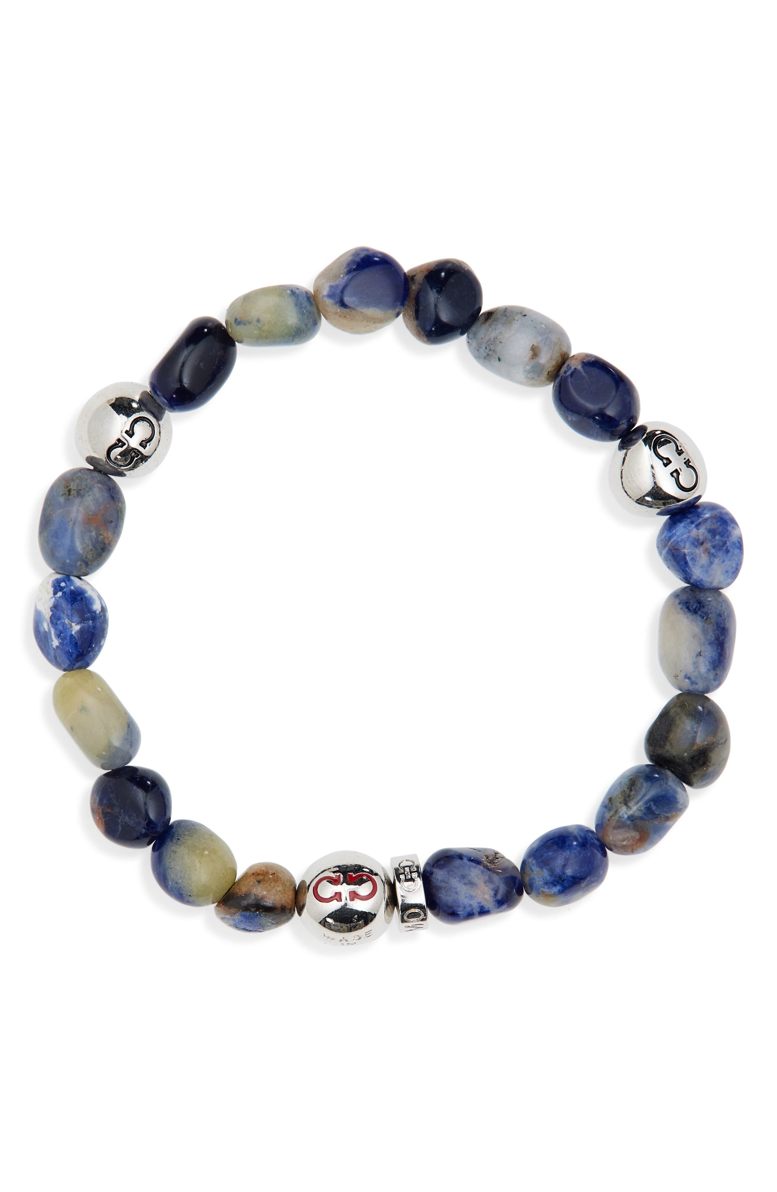 FERRAGAMO Men's Baroque Beaded Bracelet in Sodalite at Nordstrom - 1