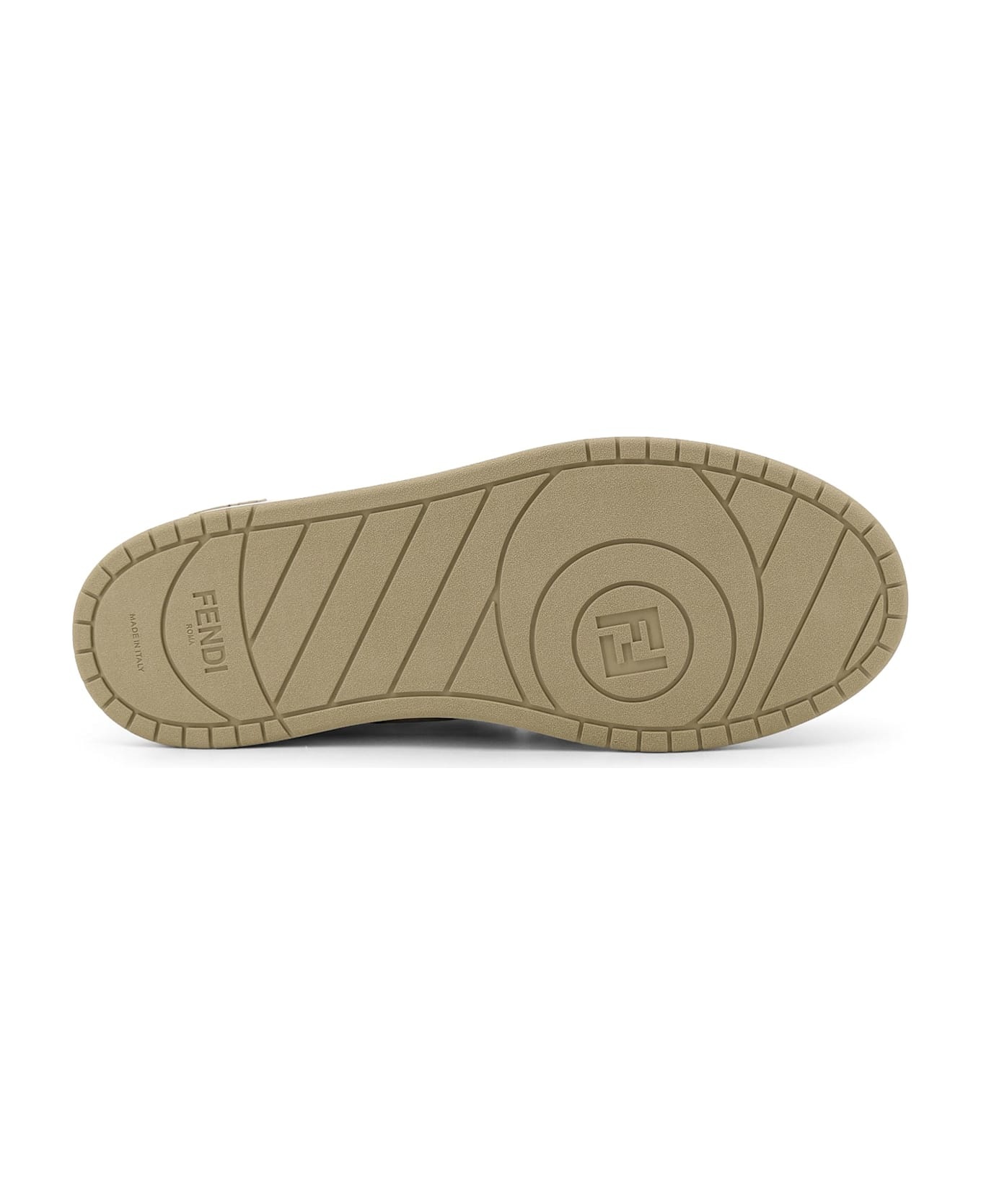 Two-tone Leather Fendi Match Sneakers - 4