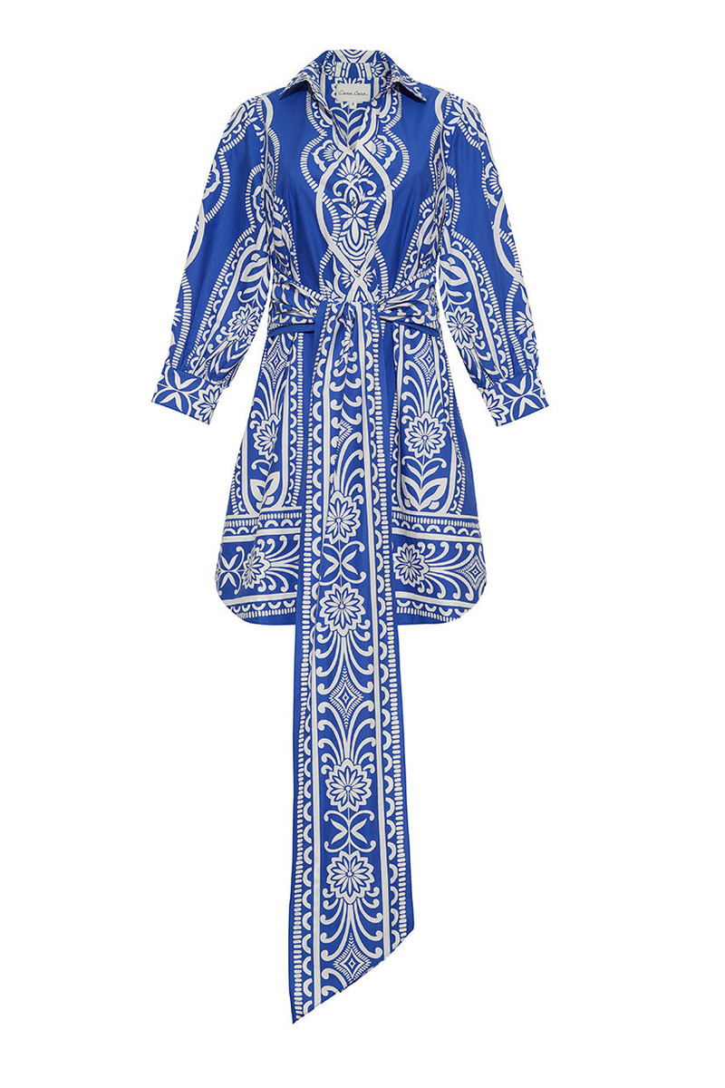 Leighton Dress Featuring A Self-Tie Sash, This Update To The Classic Shirtdress Is Super Fresh 1