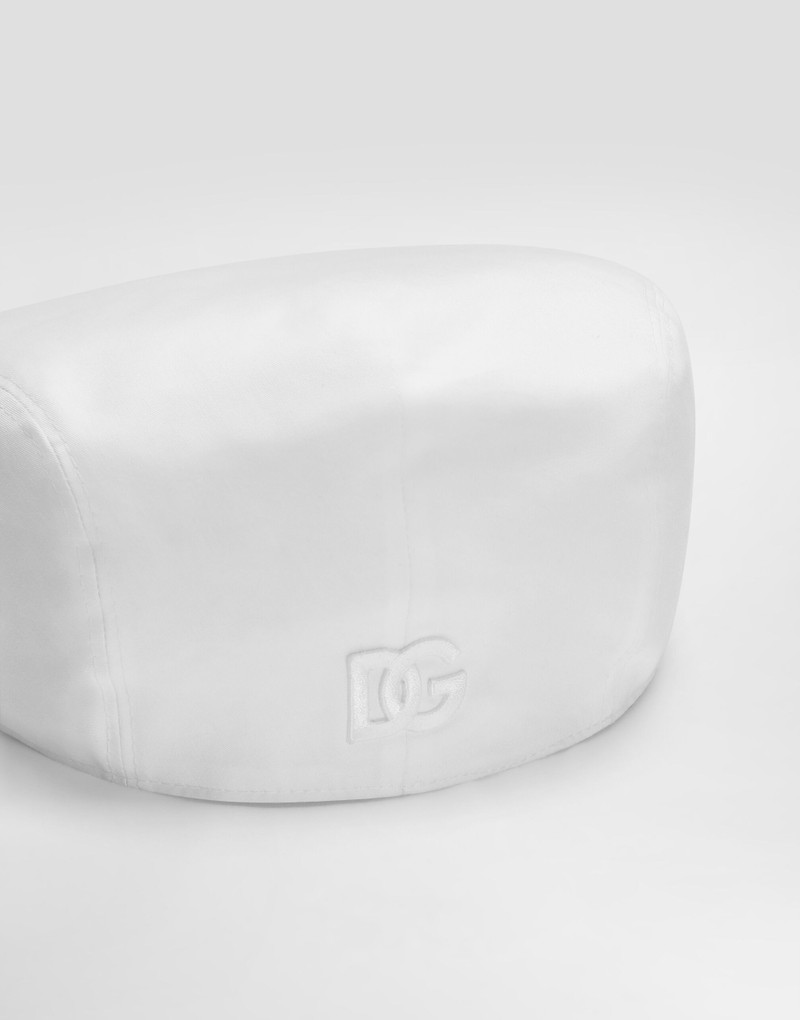 Cotton gabardine flat cap 3