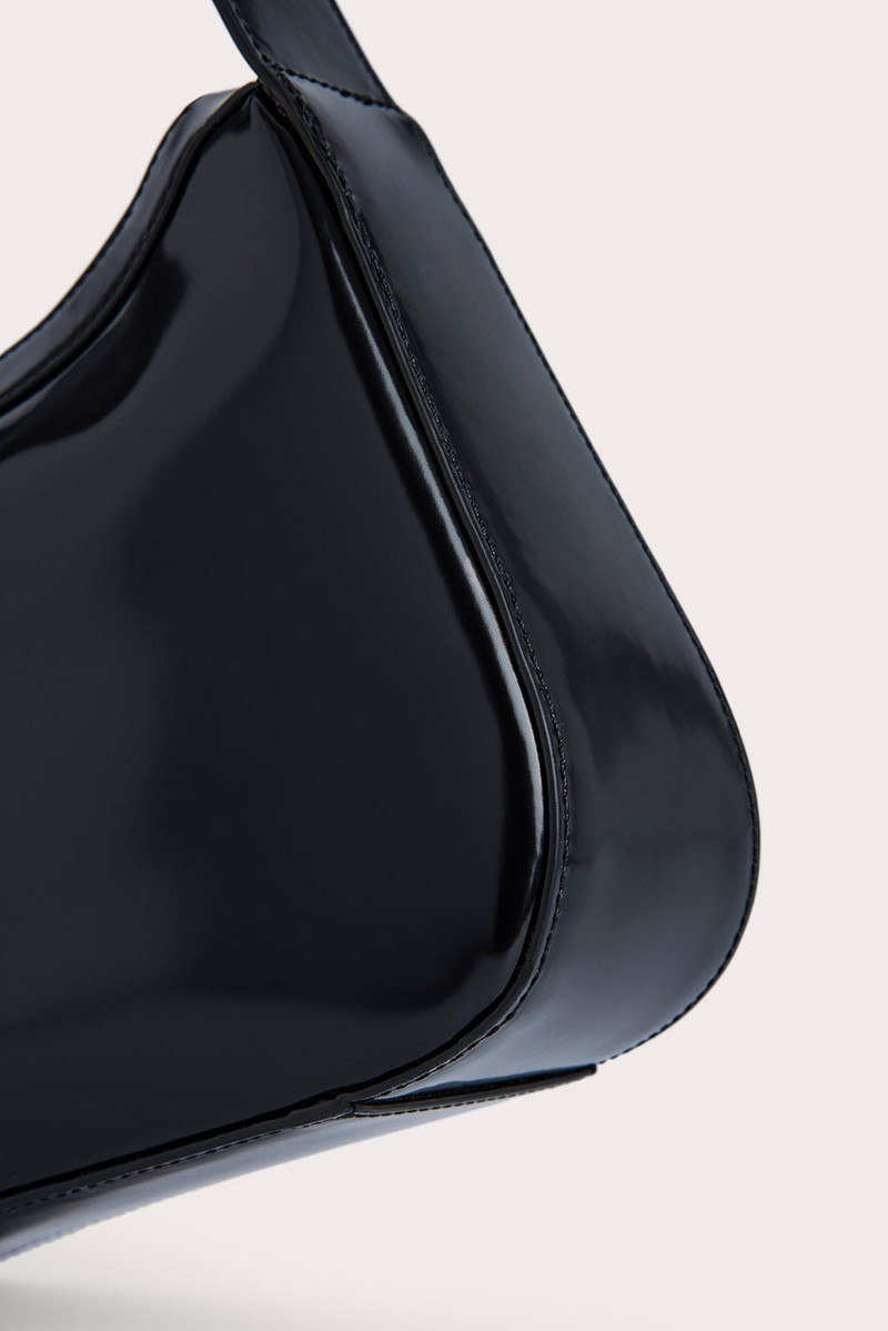 Kiki Black Semi Patent Leather 3