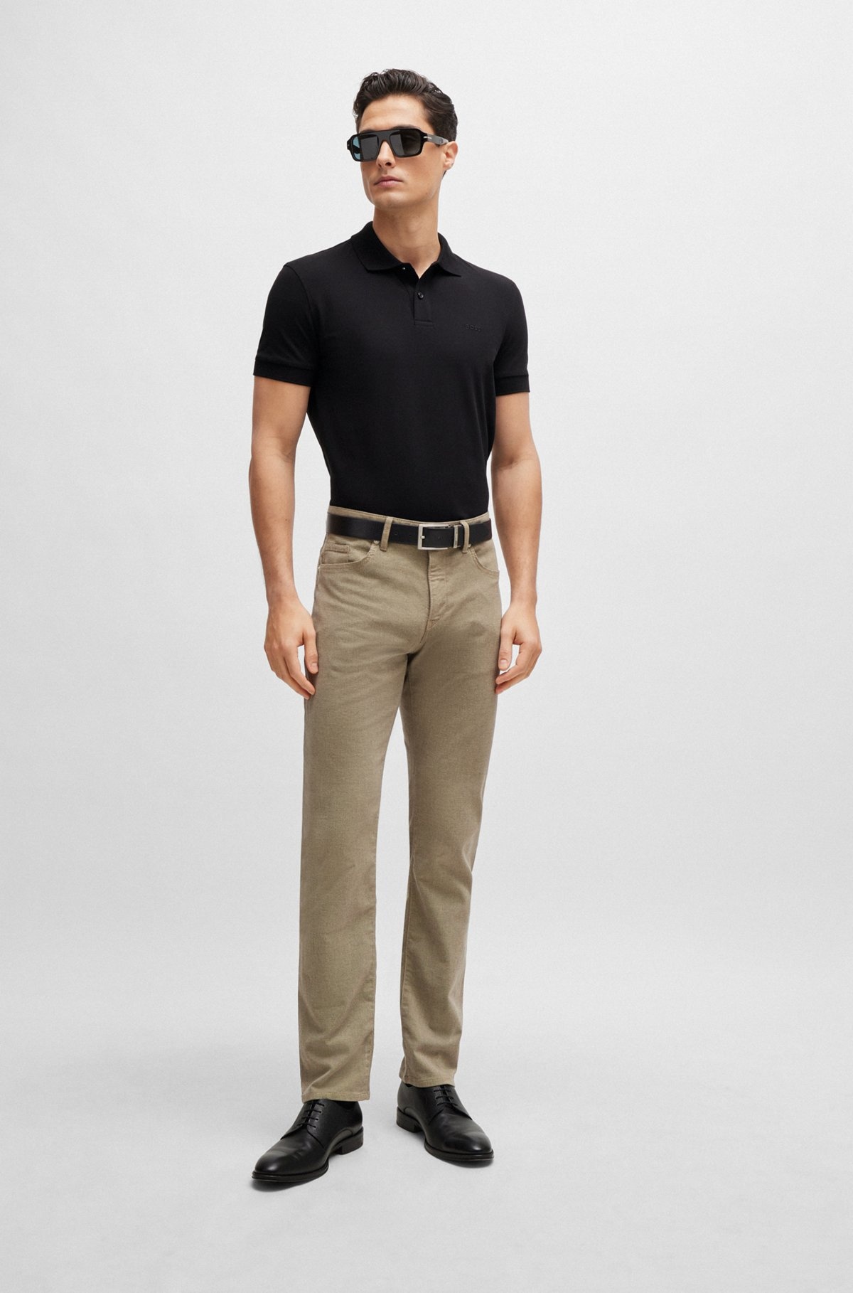 SLIM-FIT JEANS IN TWO-TONE STRETCH DENIM - 3