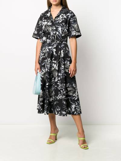 MSGM Venus flytrap print dress outlook