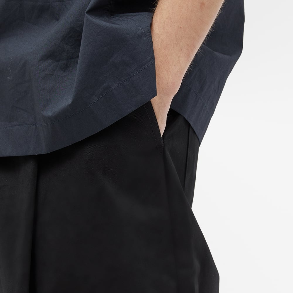 Studio Nicholson Sorte Deep Pleat Volume Twill Pant - 5