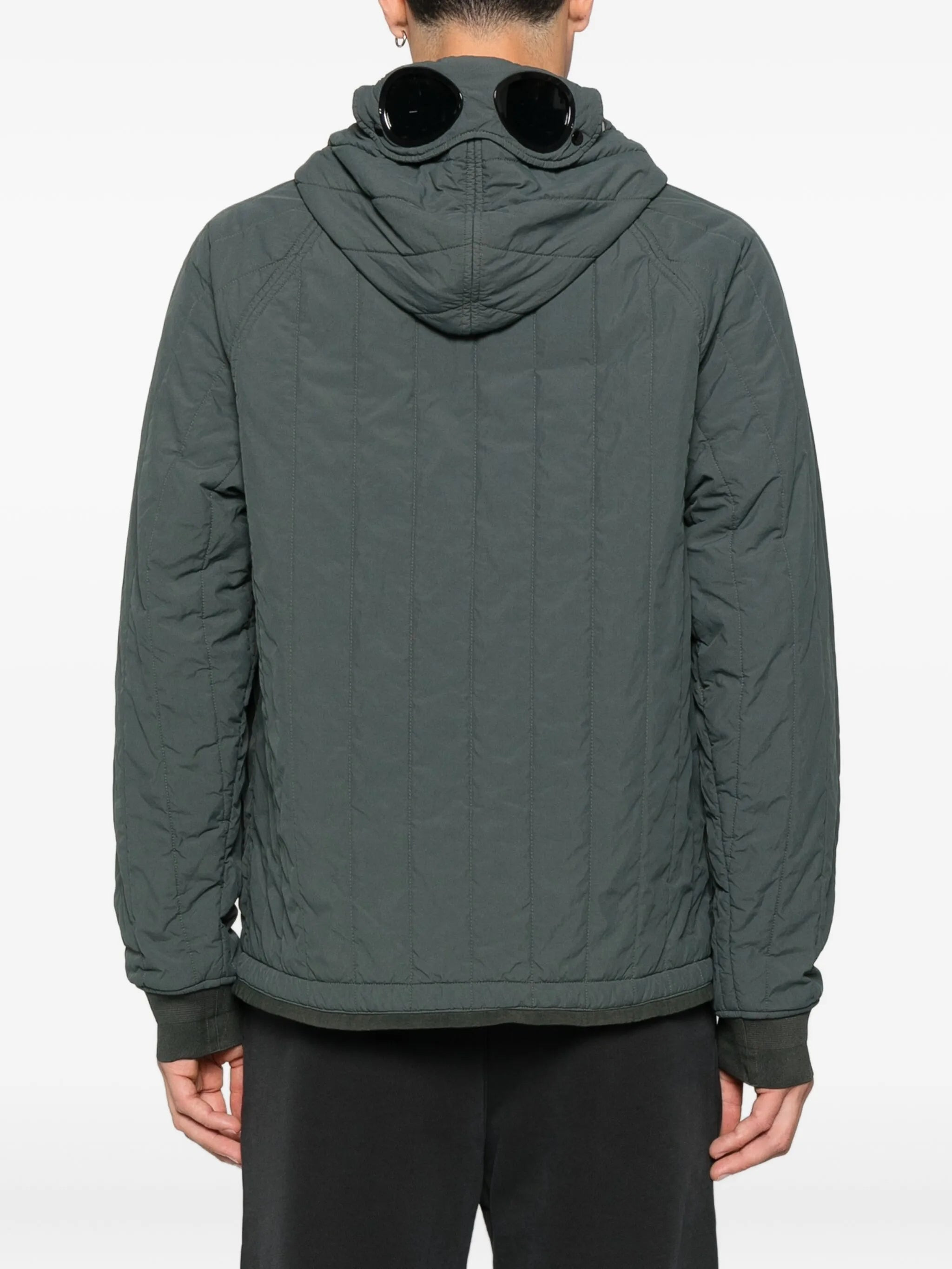 C.p. Company Quilted Hooded Jacket - 2