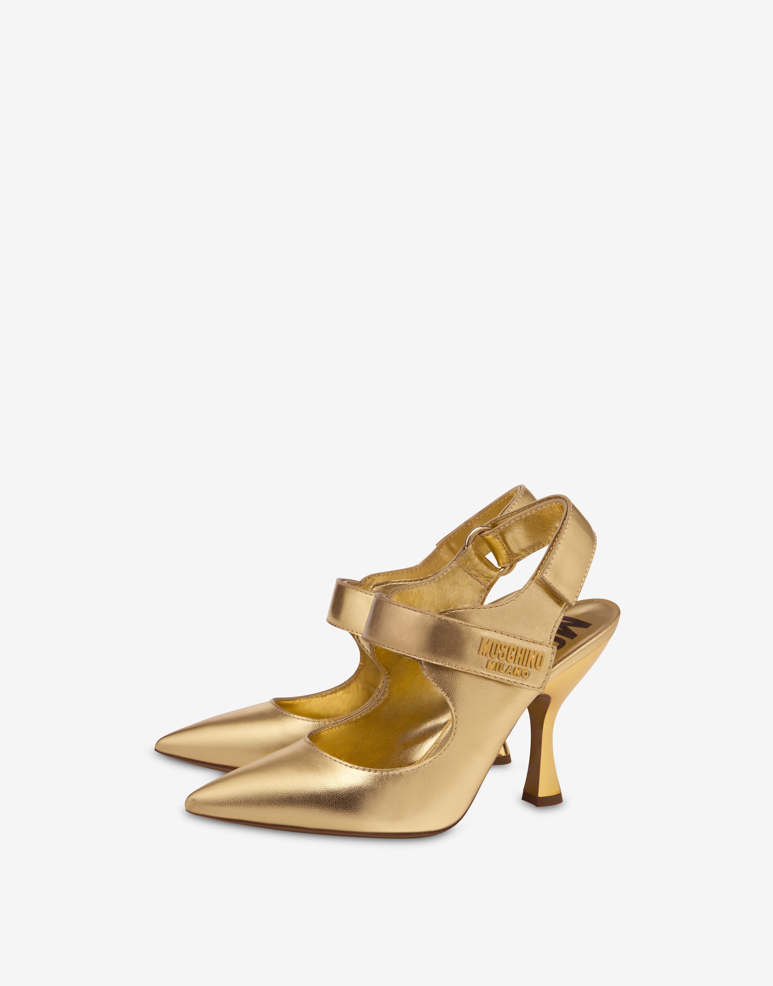 LAMINATED PUMPS WITH METAL LOGO - 1