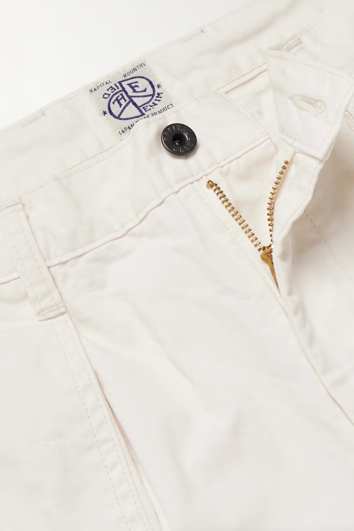 Rough-Face Twill FATIGUE Baggy Pants (RUSHWEEK Remake) - Natural - 2