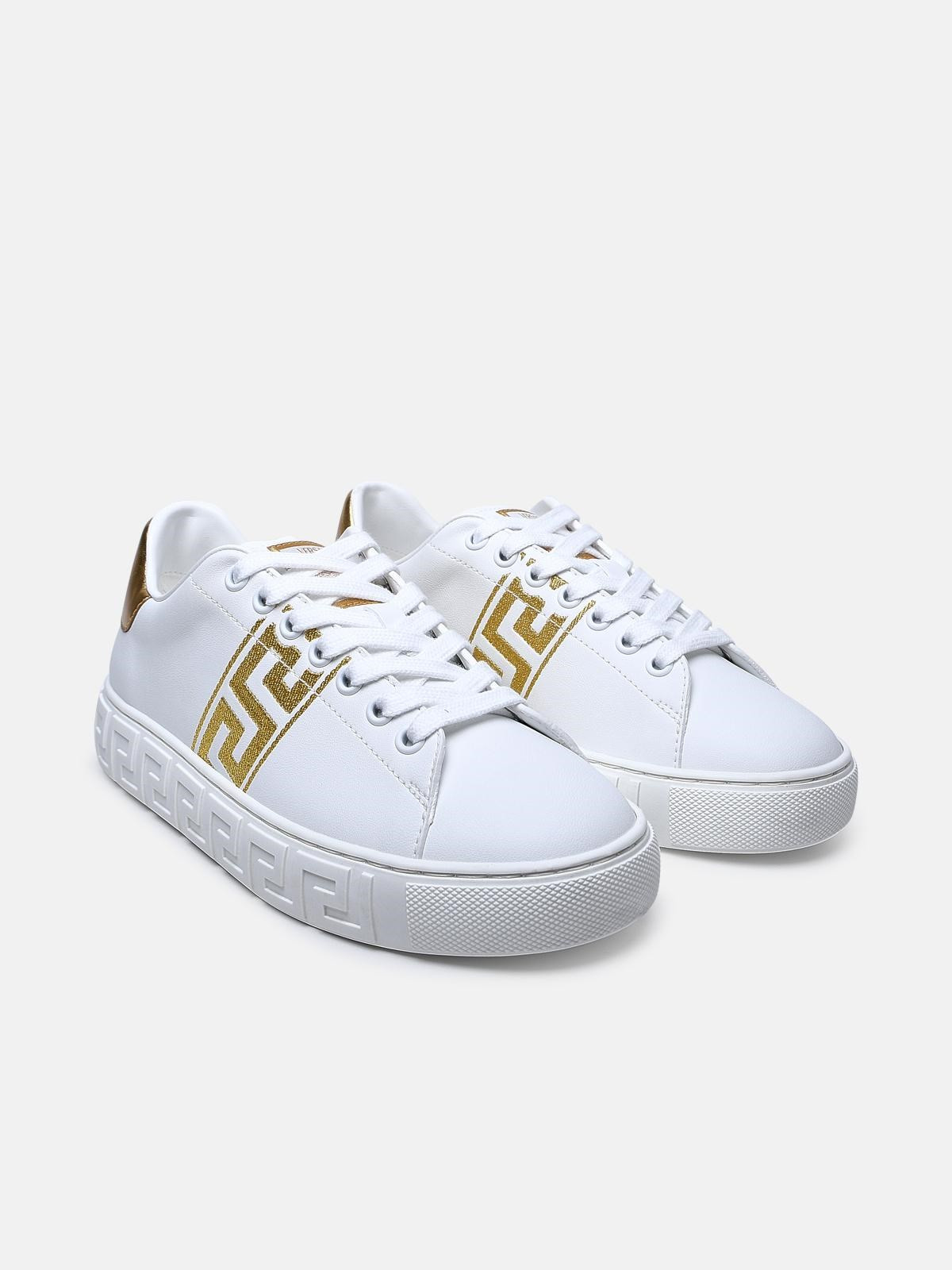 WHITE LEATHER SNEAKERS - 2