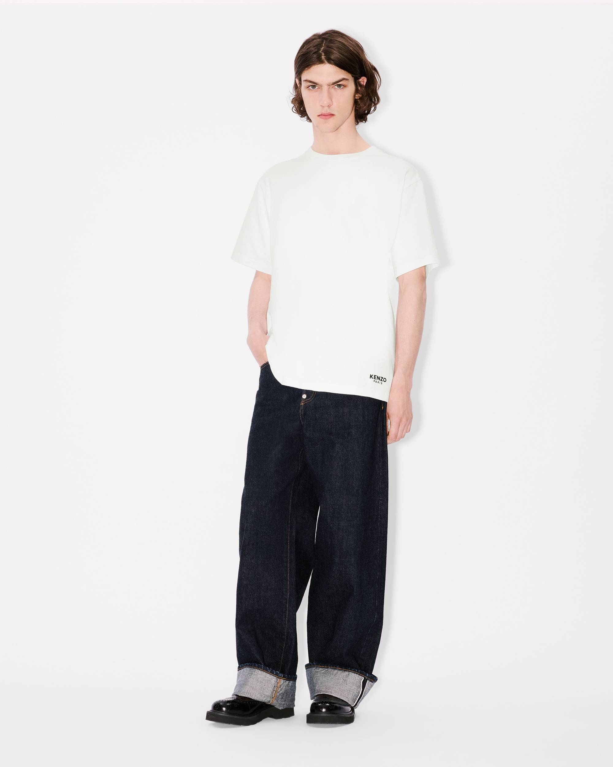 'Boke Flower' embroidered T-shirt in cotton - 5