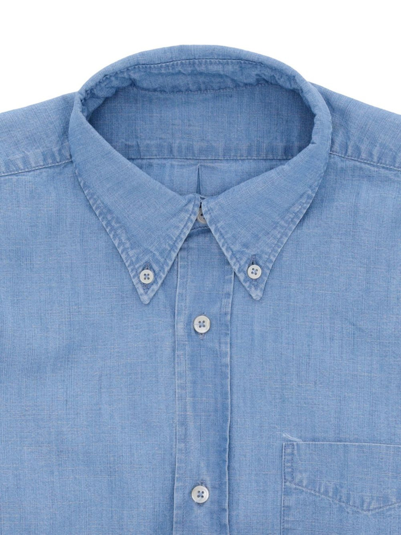 King chest-pocket chambray shirt 3