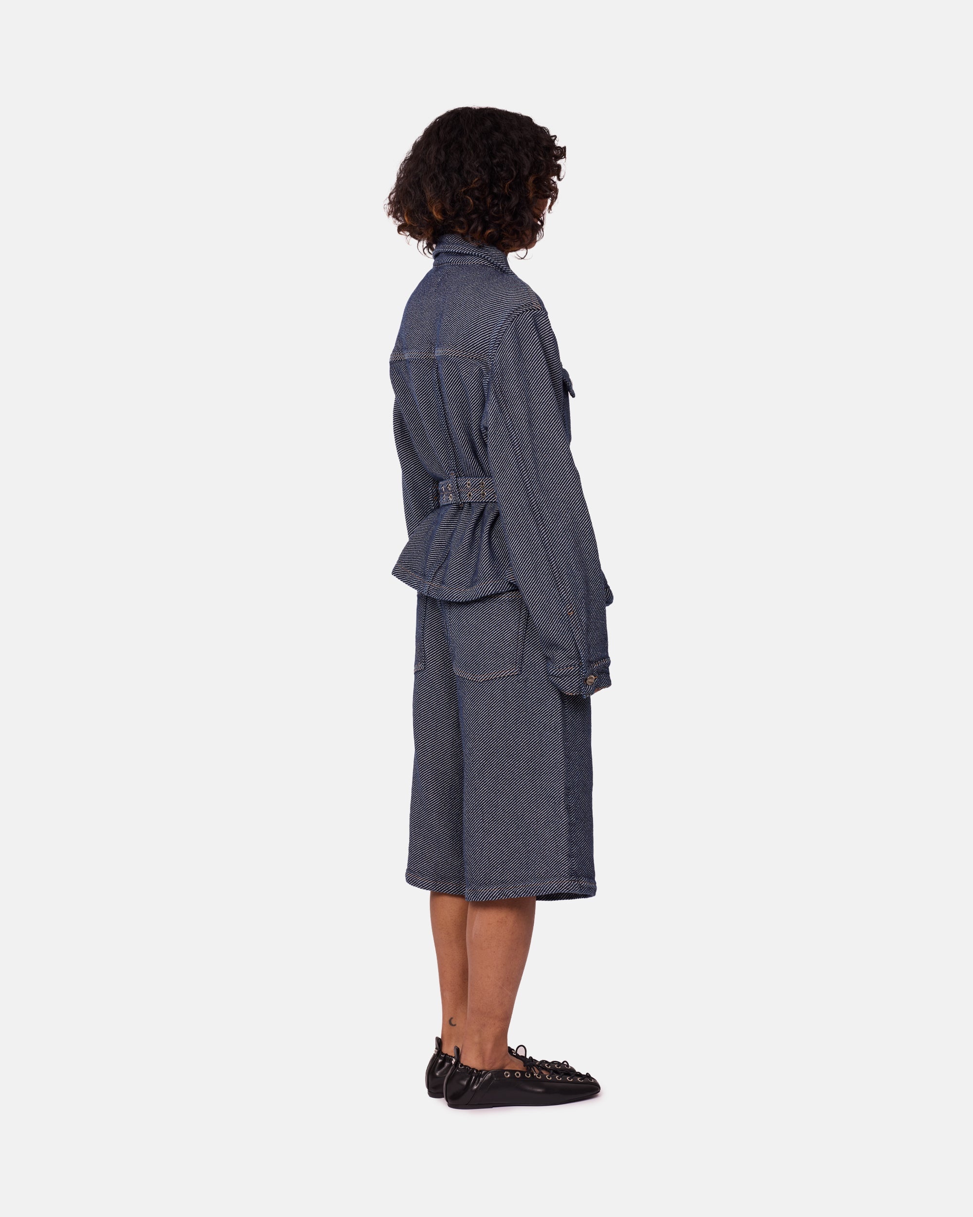 Heavy Twill Denim Short Jacket - 4