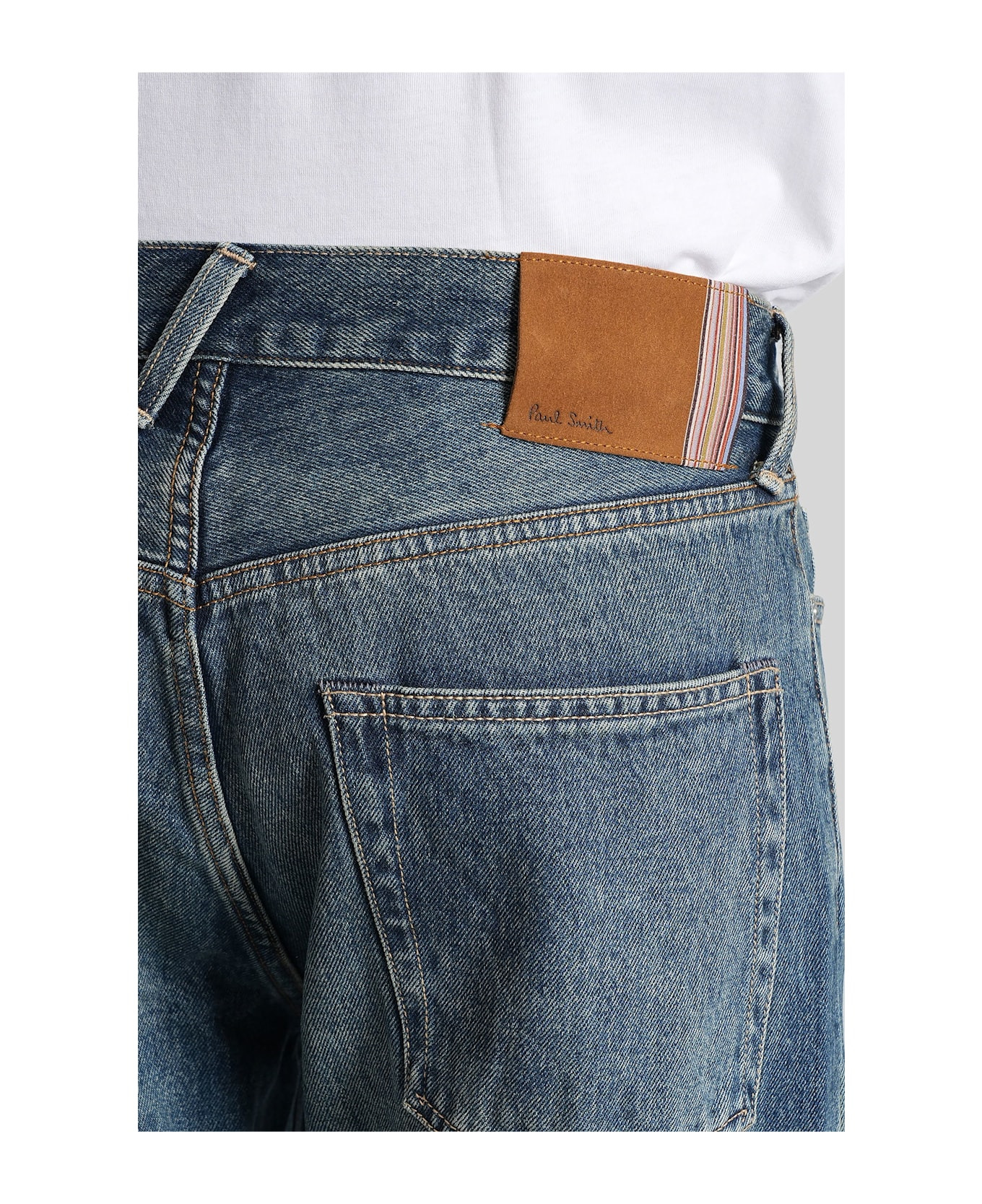 Jeans In Blue Cotton - 5
