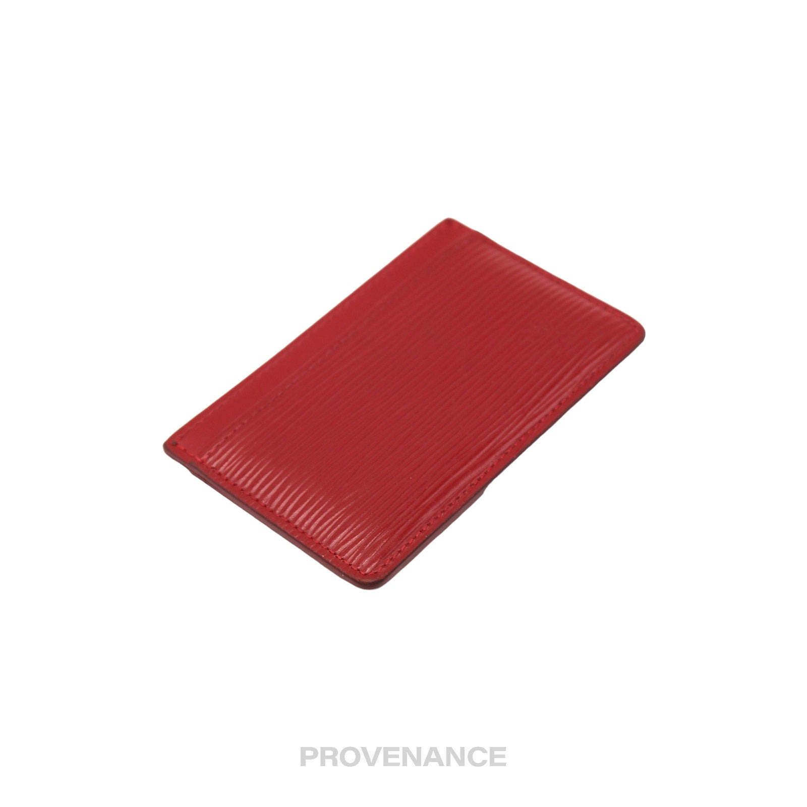 Louis Vuitton Card Holder Wallet - Red Epi Leather - 5
