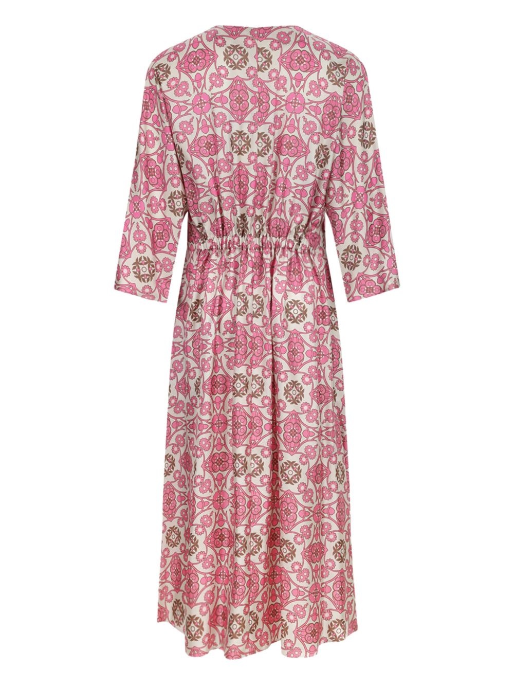 silk midi dress - 2