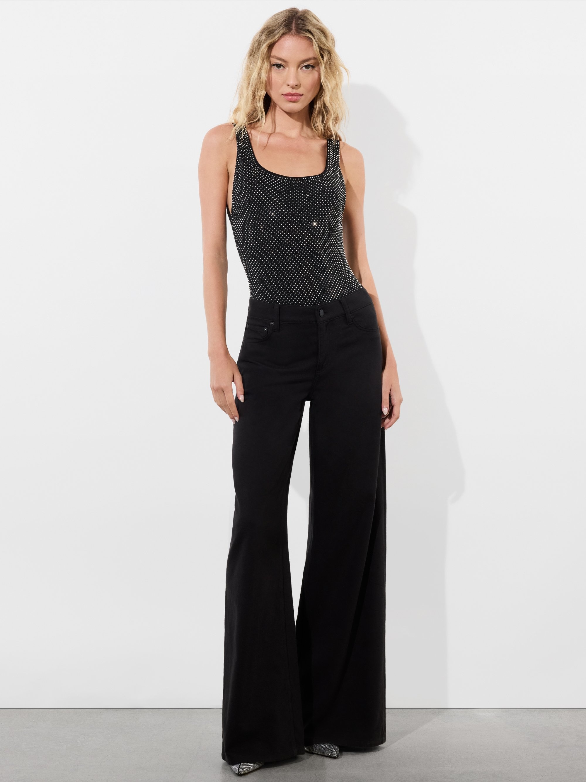 REMY EMBELLISHED SCOOP BACK BODYSUIT - 3