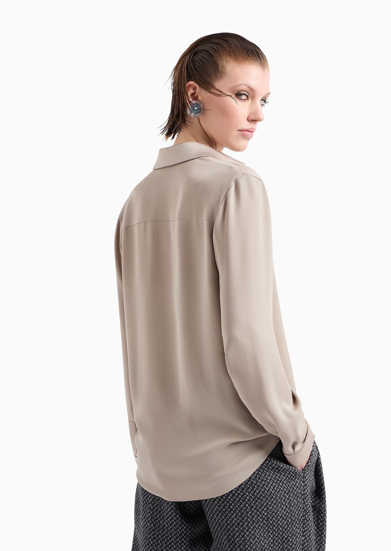Triple silk georgette shirt - 3