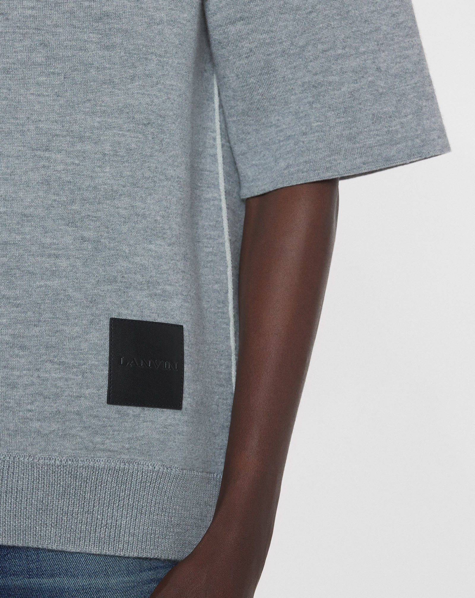 OVERSIZED WOOL POLO SHIRT - 6