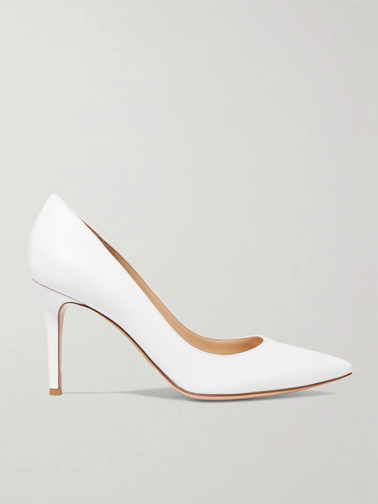 Gianvito 85 leather pumps White - 1