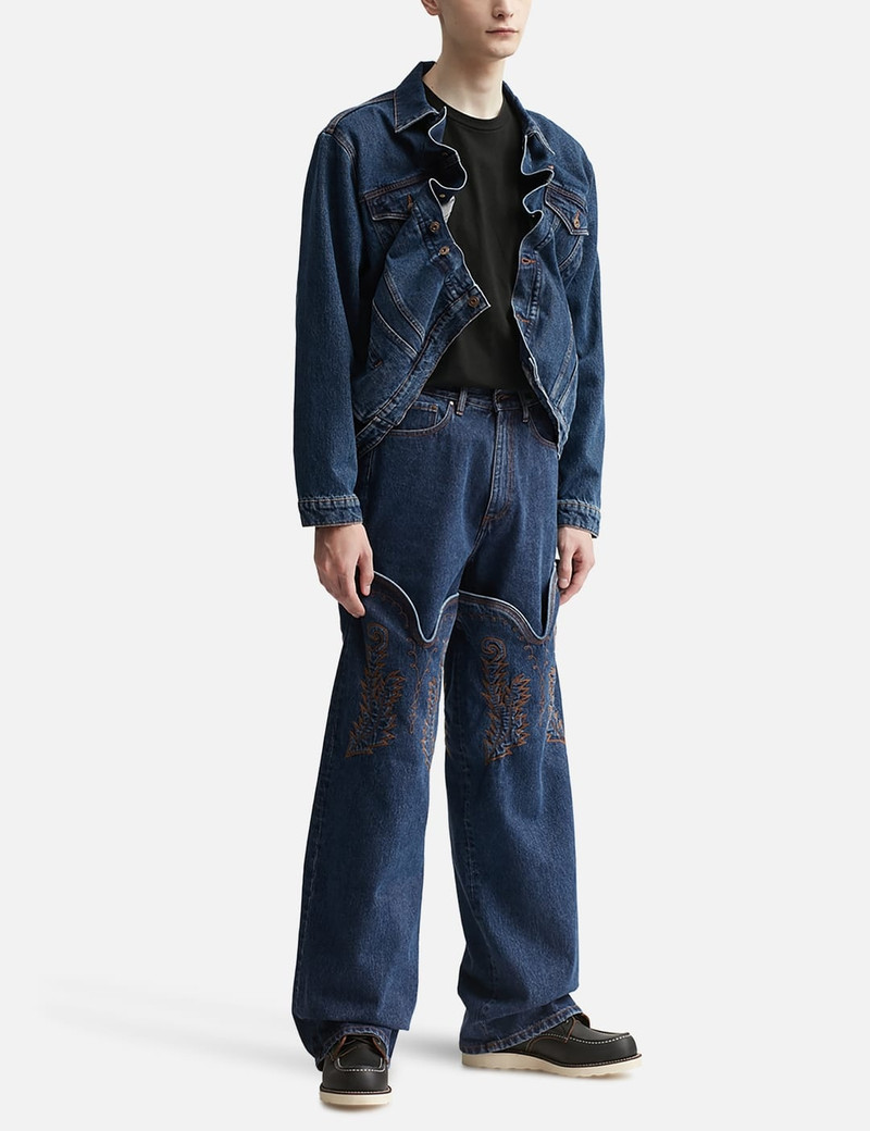 Y/Project – Classic Wire Denim Jacket Navy 6