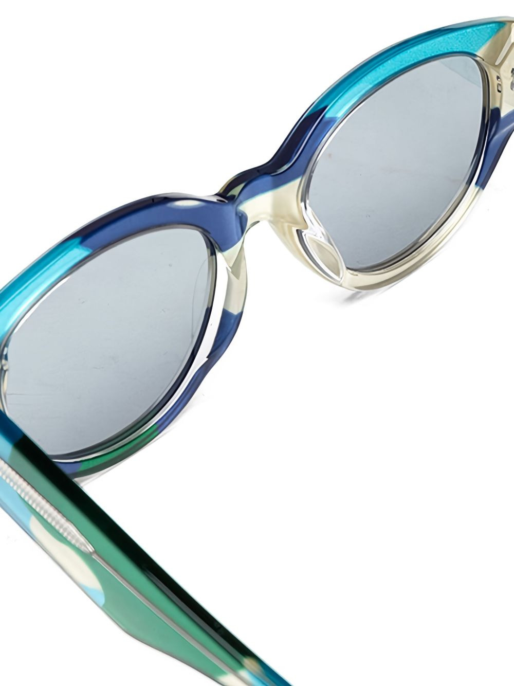 Drew Mama Andy Warhol Camouflage patchwork round sunglasses - 3