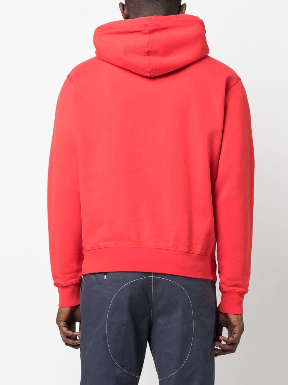 DSQUARED2 graphic-print cotton hoodie | REVERSIBLE