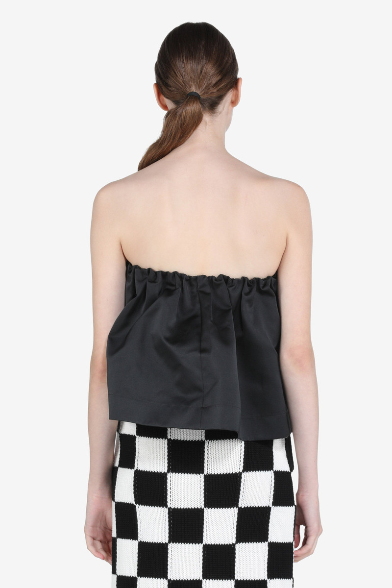N°21 STRAPLESS TAFFETA TOP outlook