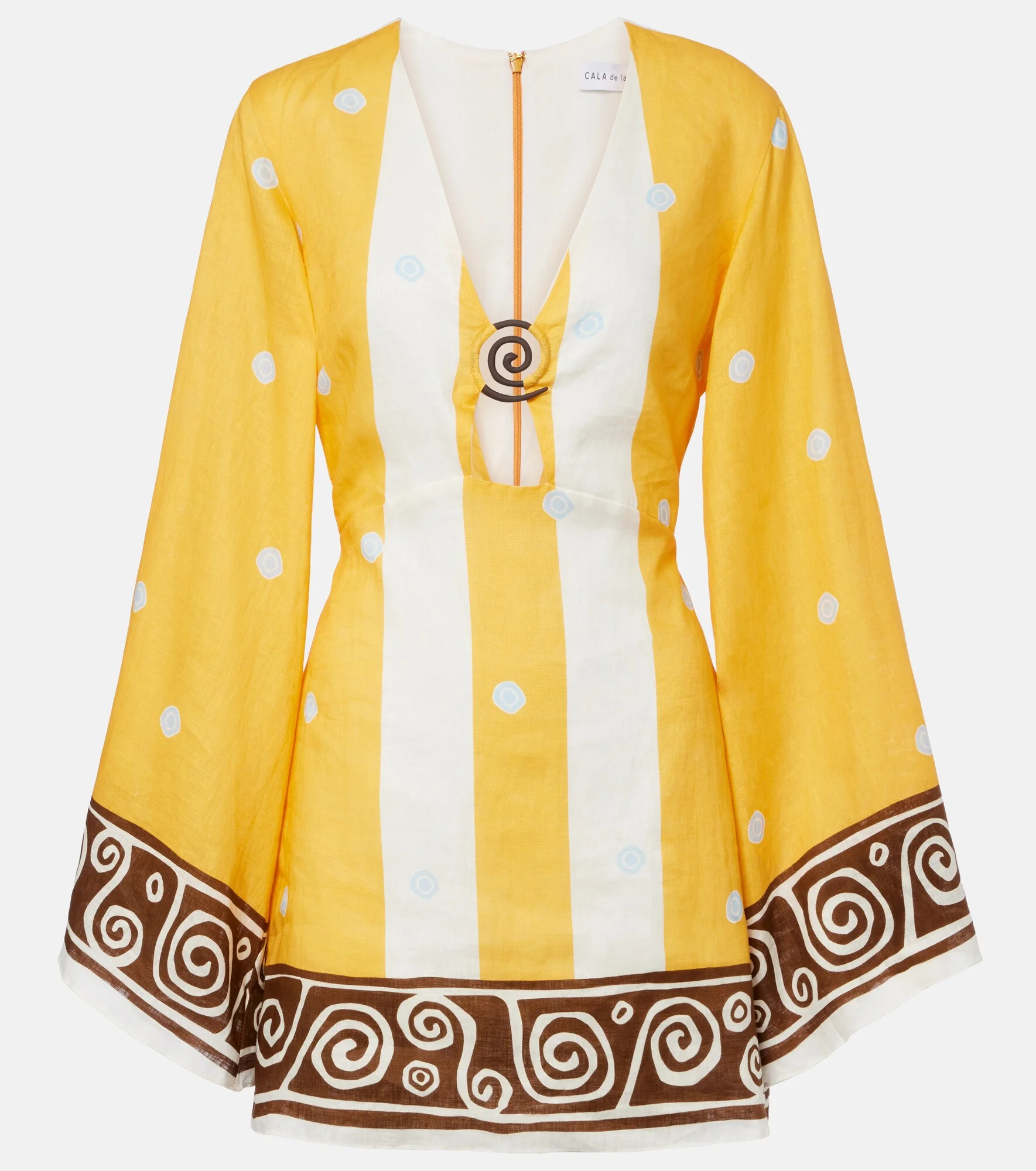 Tessa striped linen dress - 1