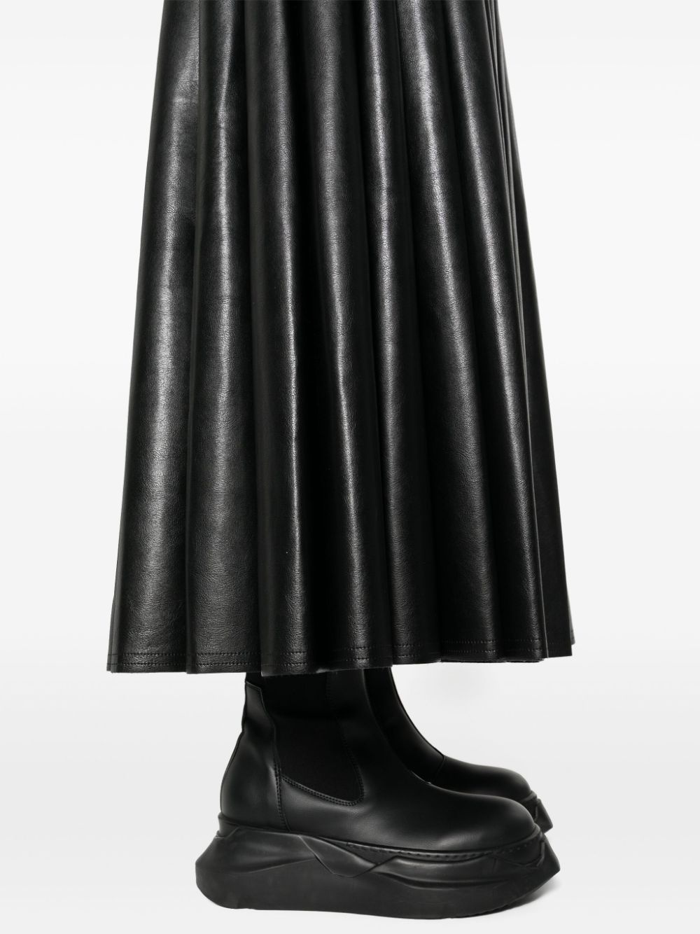 high-waisted pleated skirt - 5
