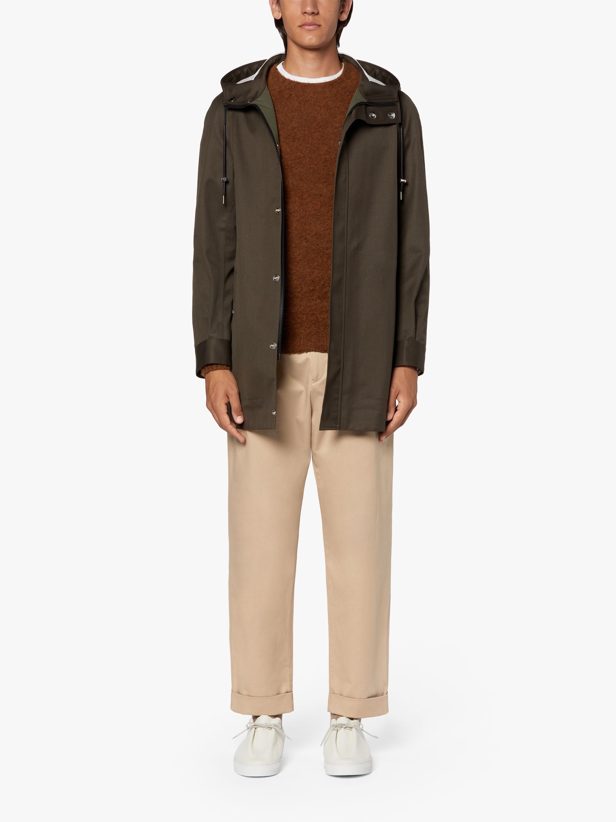 FIELD BEIGE COTTON CHINO TROSUERS | GTM-203 - 2