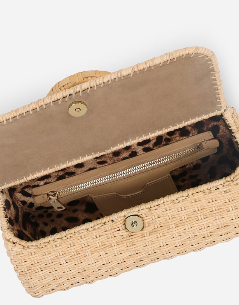 Medium wicker Sicily bag 4