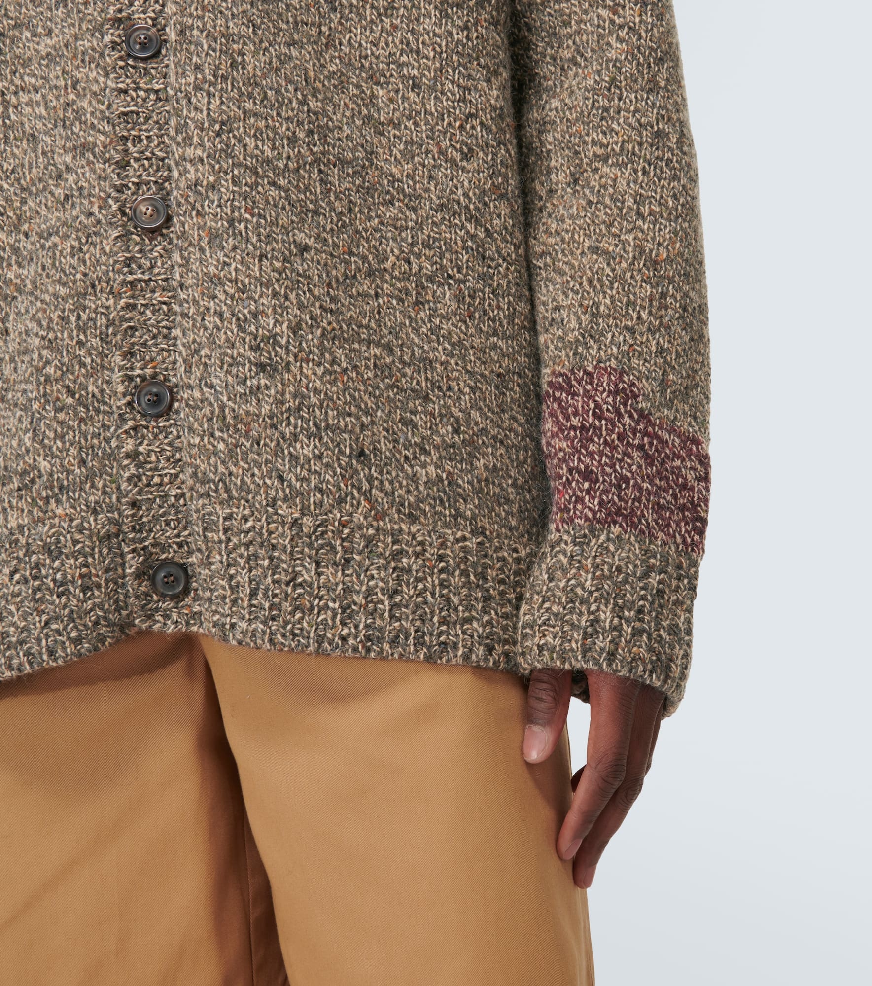 Wool and alpaca cardigan - 6