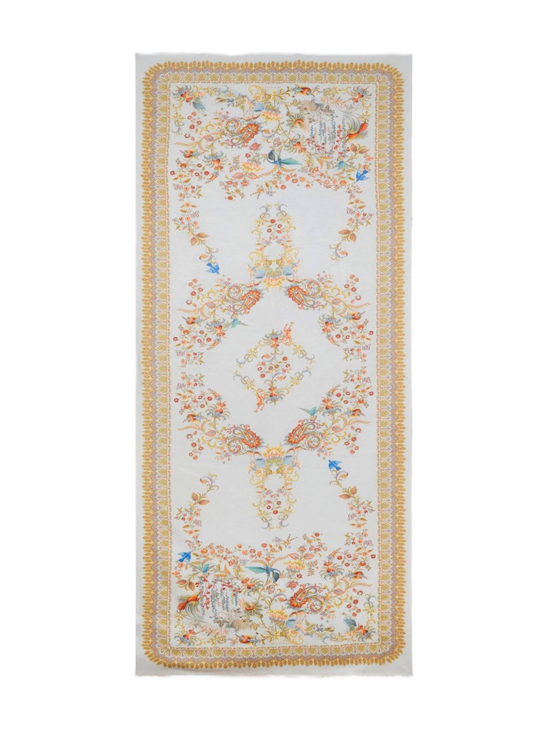 floral-print scarf 1
