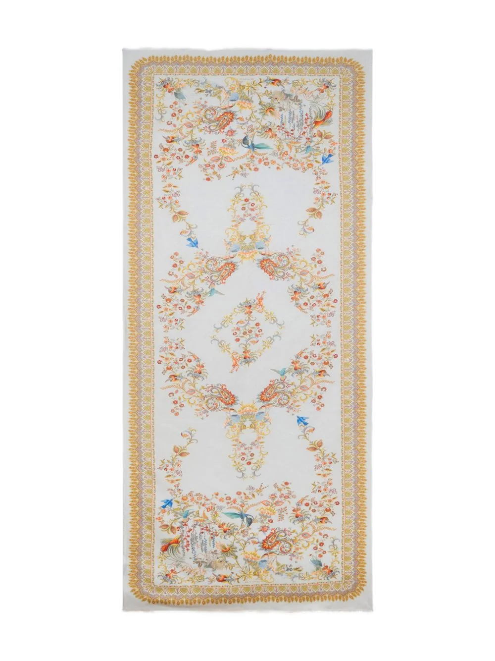 floral-print scarf - 1