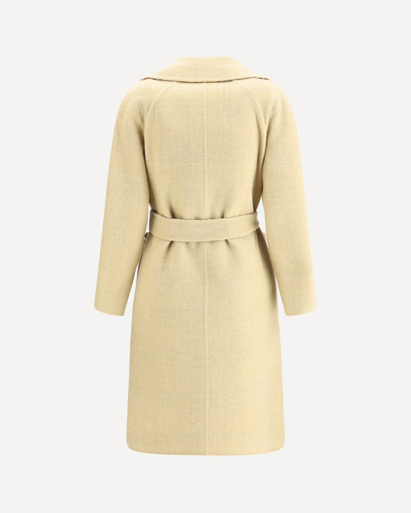 Burberry Reversible wool robe Coat outlook