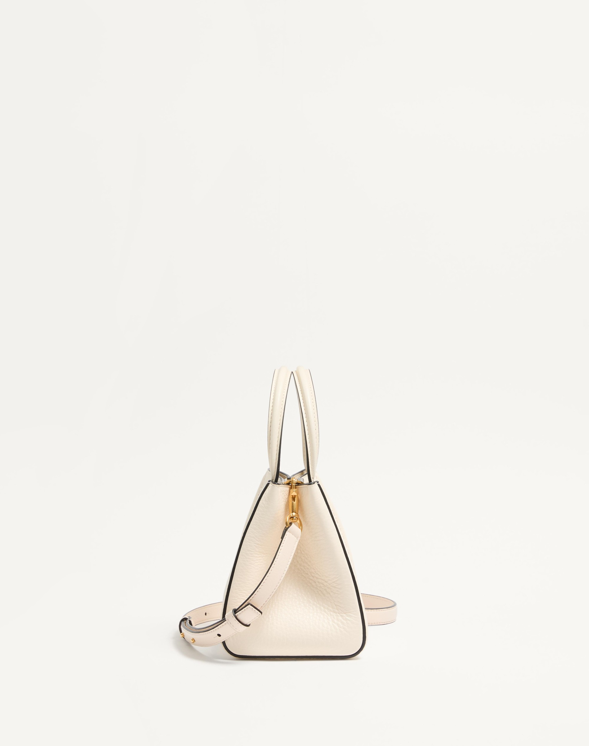 VALENTINO GARAVANI ALLTIME SMALL HANDBAG IN GRAINY CALFSKIN - 3