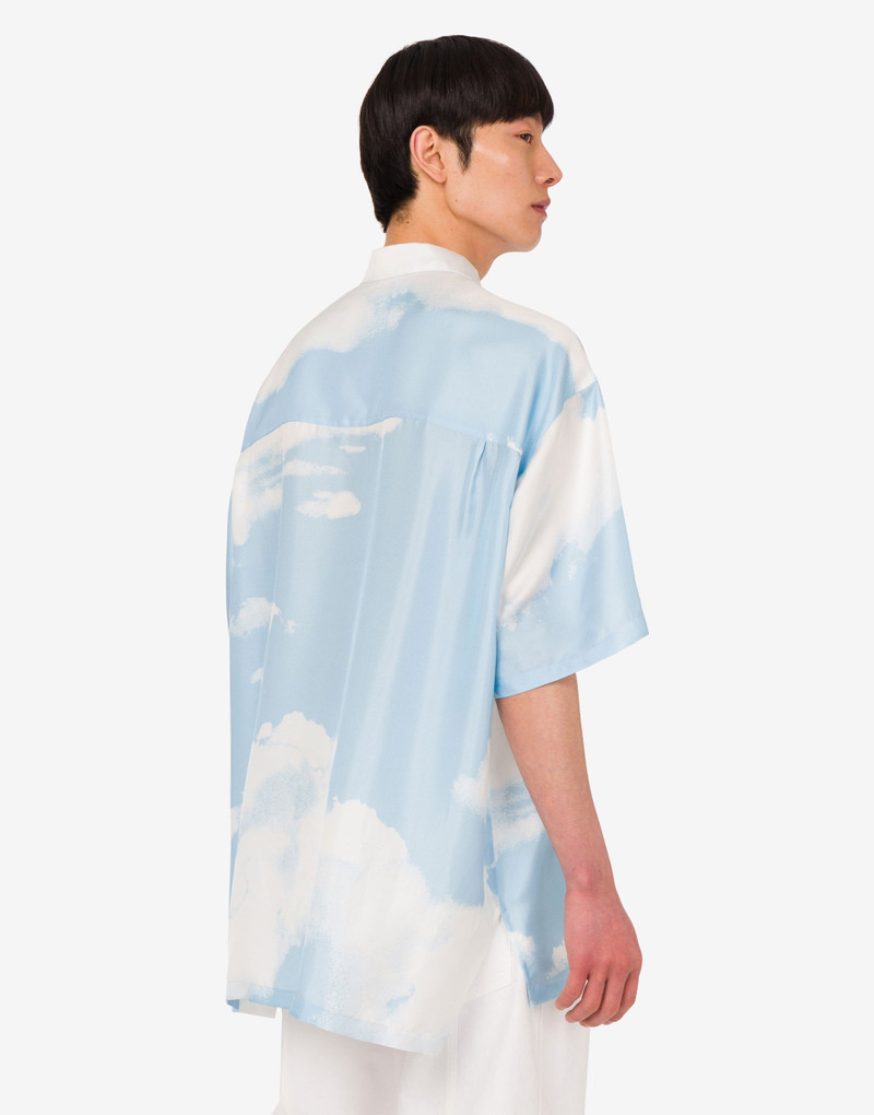 SILK TWILL SHIRT ARCHIVE CLOUDS 3