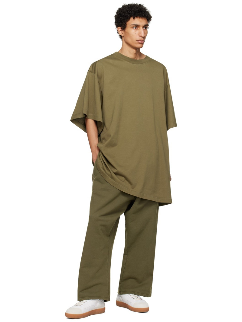 HED MAYNER Green Embroidered Sweatpants outlook