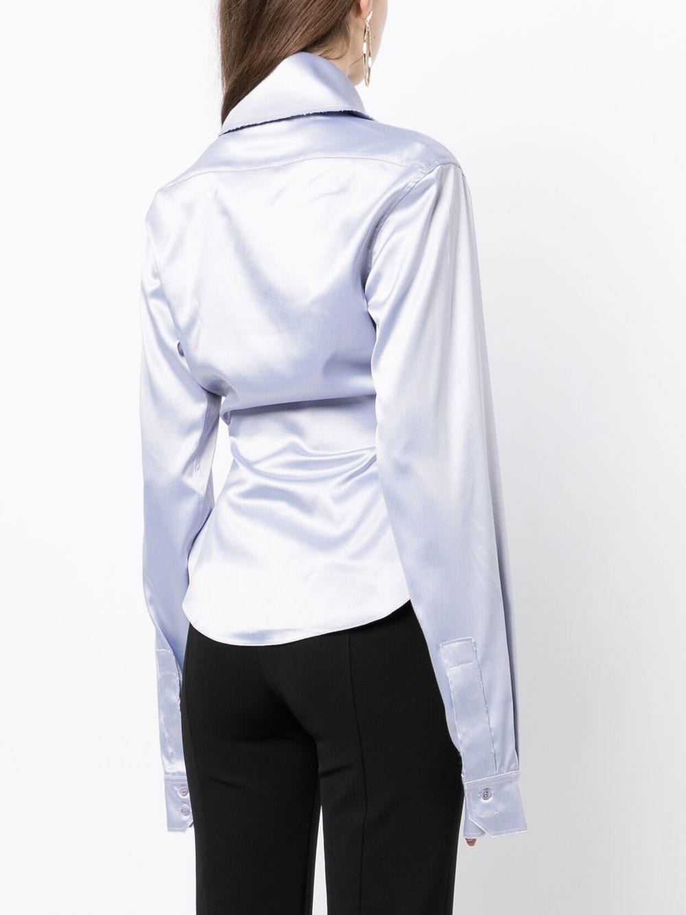 Ione oversize-collar shirt - 4