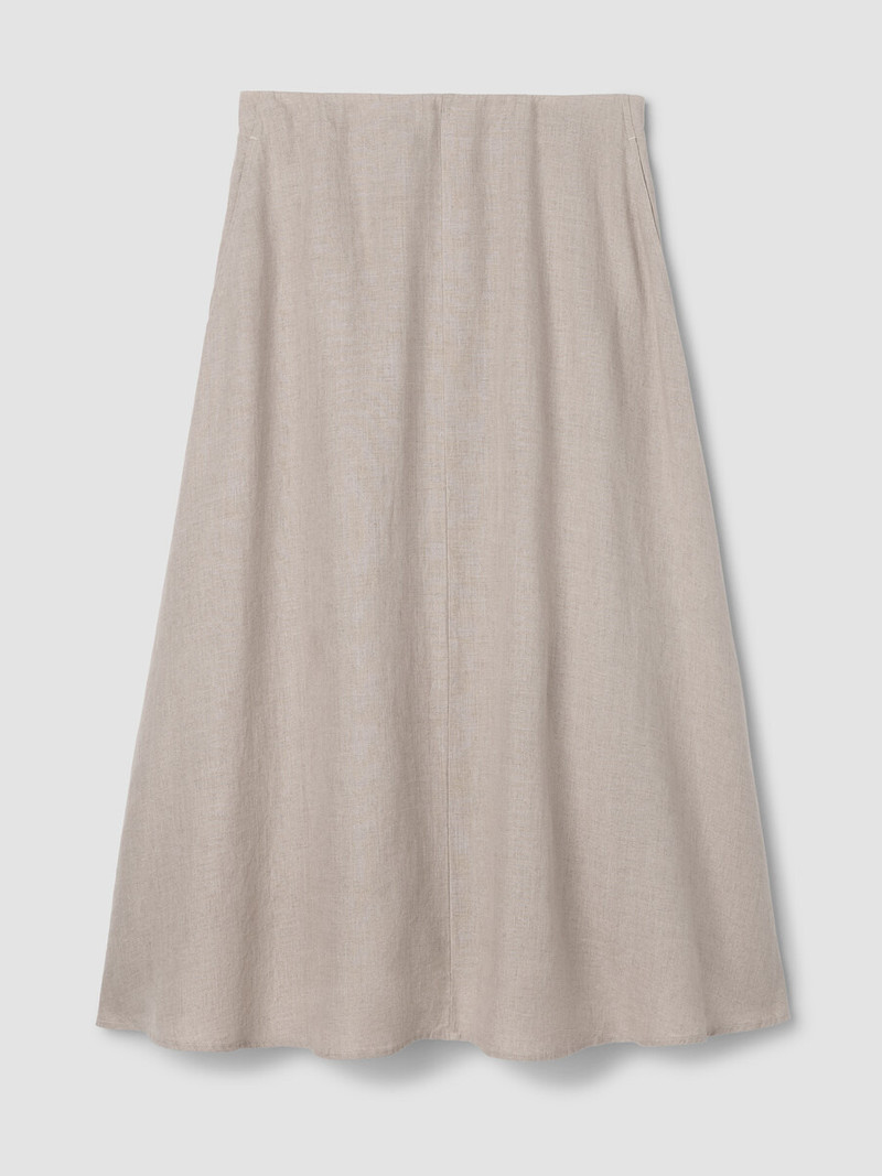 Organic Linen Half-Circle Skirt 1