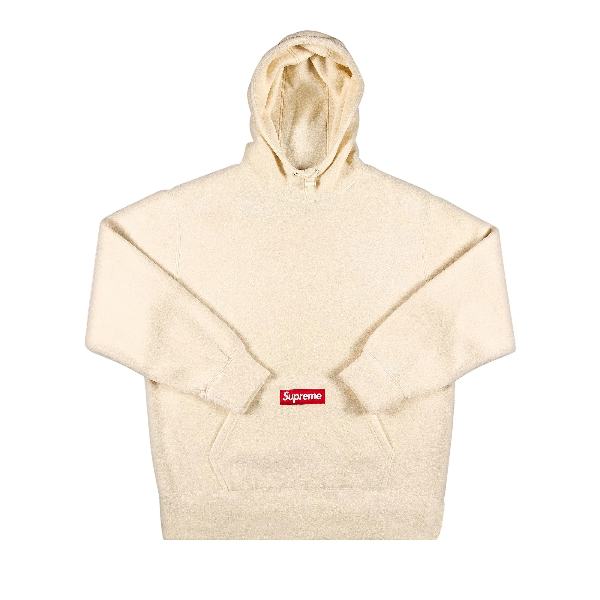 Supreme x Polartec Hooded Sweatshirt 'Natural' - 1