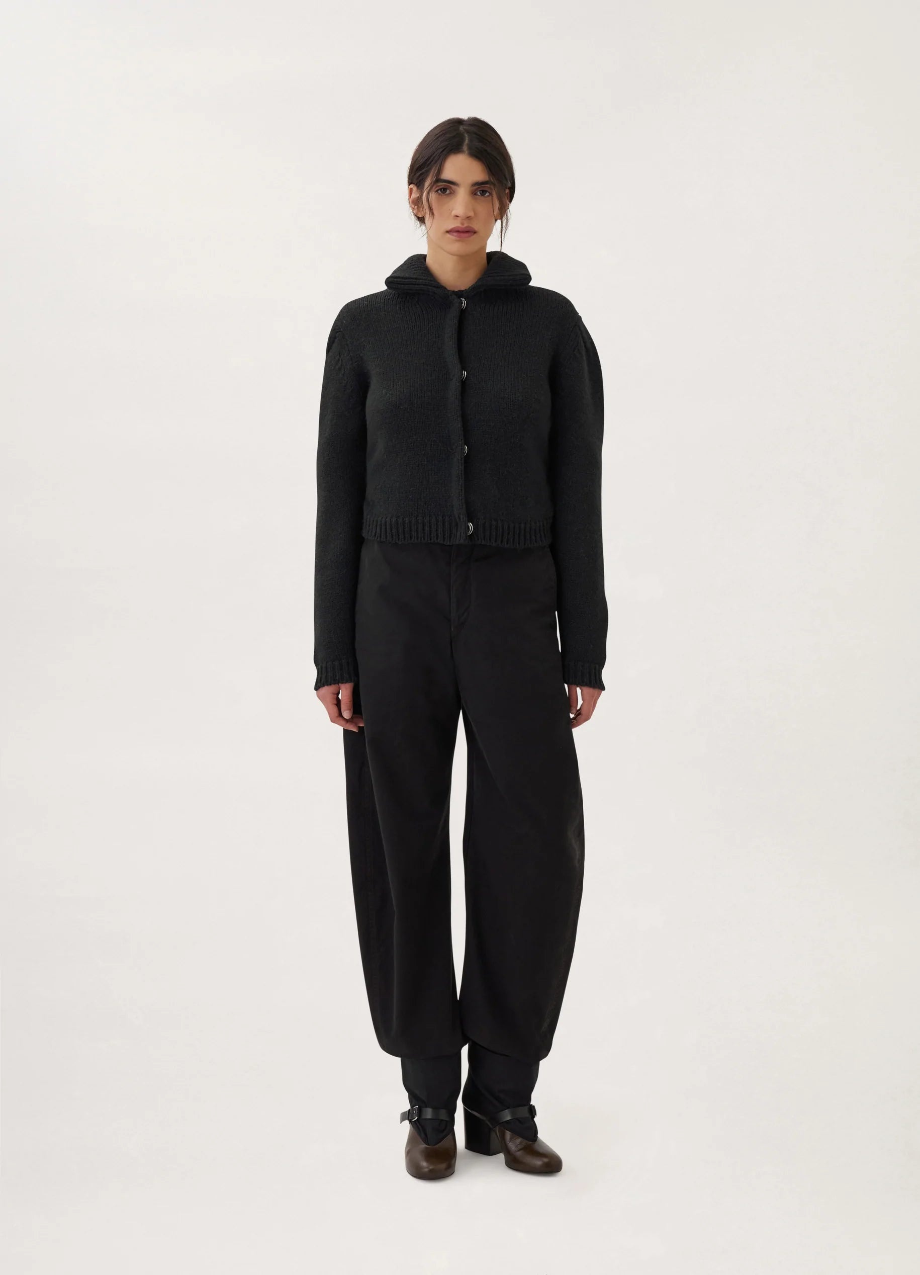 CURVED PANTS
COTTON GABARDIN - 2