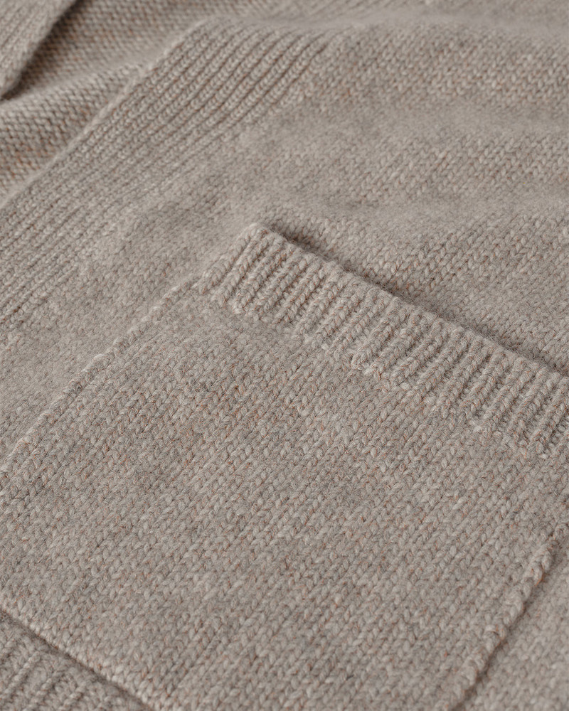 Bay Natural Marl Cashmere & Cotton Cardigan 7