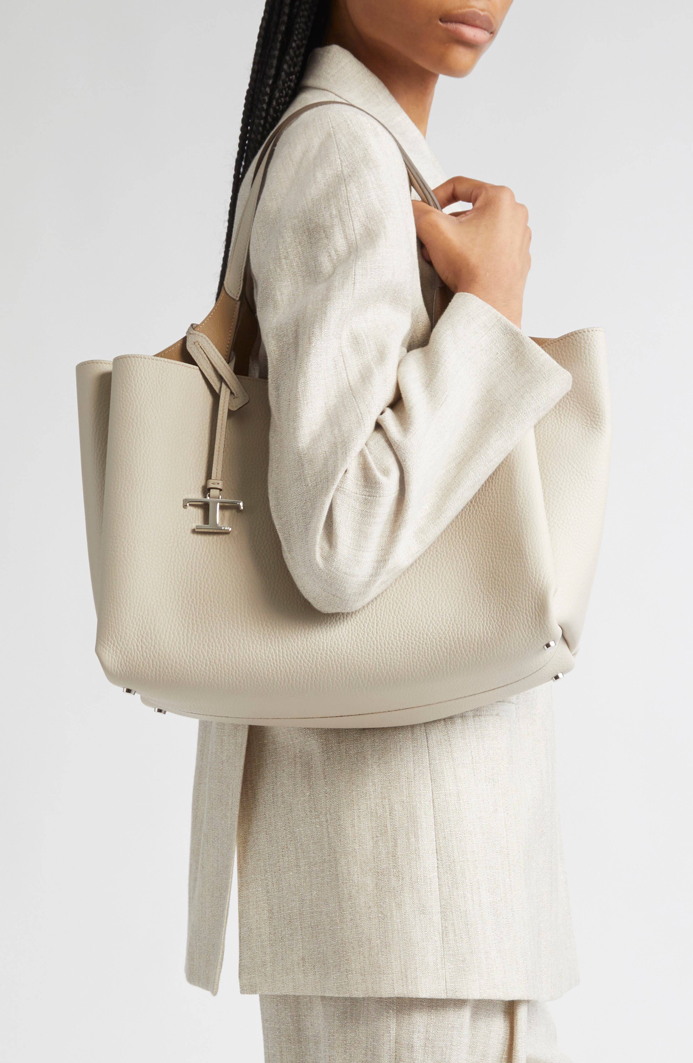 Tod's Medium Leather Tote in Mastice/Corda Med at Nordstrom - 2